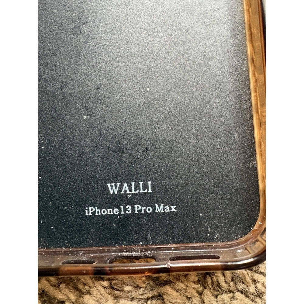 WALLI Floral Patterned Green Back Case Holder for Apple iPhone 13 Pro Max - Picture 3 of 4